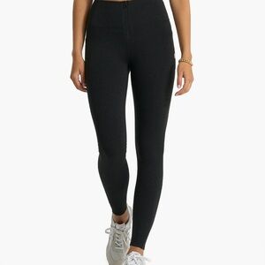 Vuori Heather Zip Up Legging Size Small